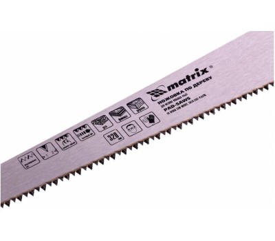 Ножовка MATRIX Ножовка по дереву для мелких пильных работ, 320 мм, цельнолитая однокомпонентная рукоятка 23106