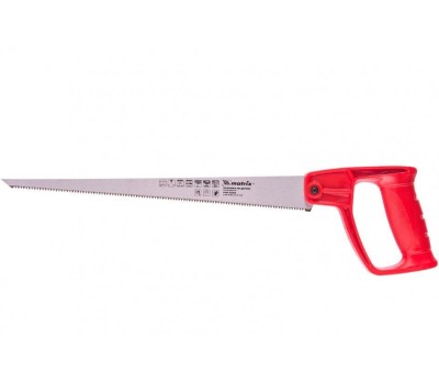 Ножовка MATRIX Ножовка по дереву для мелких пильных работ, 320 мм, цельнолитая однокомпонентная рукоятка 23106