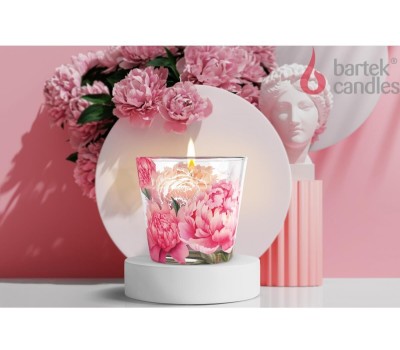 Свеча BARTEK Пионово-розовый закат (Peony Pink Sunset) 115гр в стакане
