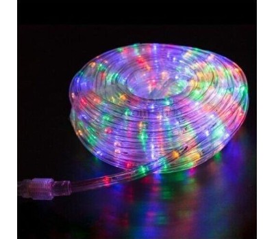 Лента светодиодная NEON-NIGHT Дюралайт LED трехжильный 230В 13мм 36 LED/м МУЛЬТИ (RYGB) свечение с динамикой модуль 1м бухта 100м