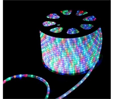 Лента светодиодная NEON-NIGHT Дюралайт LED трехжильный 230В 13мм 36 LED/м МУЛЬТИ (RYGB) свечение с динамикой модуль 1м бухта 100м