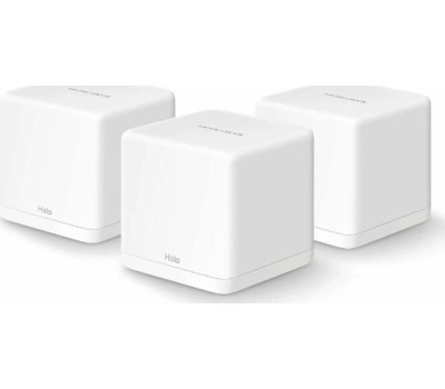 MERCUSYS Бесшовный Mesh роутер Halo H30G, Wi-Fi 5, AC1300, 2.4/5ГГц, 2 WAN/LAN, белый, 3 шт. в комплекте [halo h30g(3-pack)]