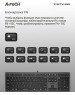 A4TECH Клавиатура Fstyler FX50, проводная, USB, ножничная, серый [fx50 grey]