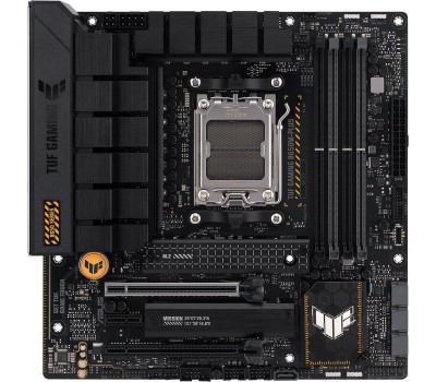 ASUS TUF GAMING B650M-PLUS (Socket AM5, mATX, 4xDDR5(128GB), DP/HDMI, 2xPCIe 4.0x16/2xPCIe 4.0, 1xLAN (2.5GbE), 4xSATA 6Gb/s, 3xM.2, 1xType-C, 3xUSB 3.2, 4xUSB 2.0)