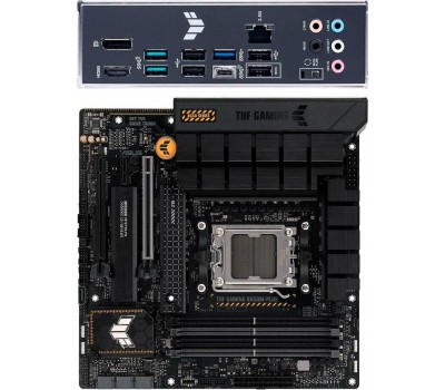 ASUS TUF GAMING B650M-PLUS (Socket AM5, mATX, 4xDDR5(128GB), DP/HDMI, 2xPCIe 4.0x16/2xPCIe 4.0, 1xLAN (2.5GbE), 4xSATA 6Gb/s, 3xM.2, 1xType-C, 3xUSB 3.2, 4xUSB 2.0)