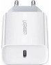 UGREEN Набор адаптер и кабель USB-C - Lightning CD137 (50698) PD Fast Charger 20W + USB-C to Lightning Cable EU. Цвет: белый