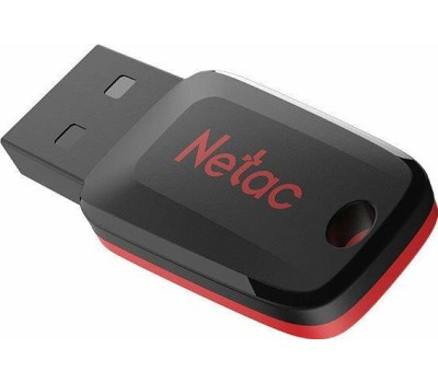 NETAC Флешка USB U197 4ГБ, USB2.0, черный и красный [nt03u197n-004g-20bk]