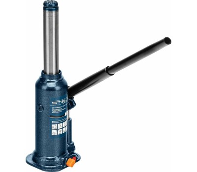 Домкрат STELS Домкрат гидравлический бутылочный, 3 т, h подъема 188-363 мм, в пластиковом кейсе 51173