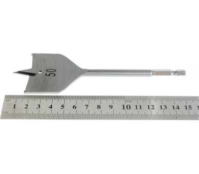 Сверло MATRIX Сверло по дереву перовое, 50 мм, шестигранный хвостовик 70434