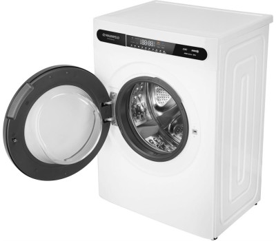 Стиральная машина MAUNFELD Стиральная машина MFWM148WH01, с фронтальной загрузкой, 8кг, 1400об/мин, инверторная