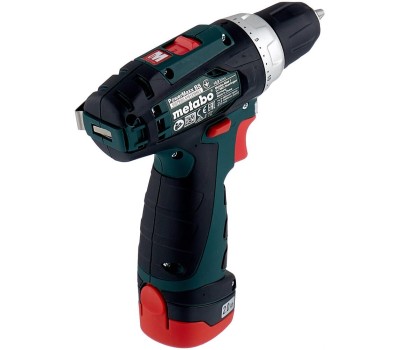 METABO Дрель-шуруповерт Powermaxx BS Basic Set, 2Ач, с двумя аккумуляторами [600080710]
