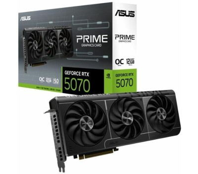 Видеокарта ASUS Видеокарта RTX5070 PRIME OC 12GB GDDR7 192bit 3xDP HDMI 3FAN RTL [PRIME-RTX5070-O12G]