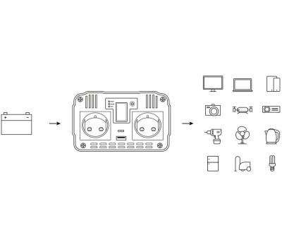 TOPON Преобразователь напряжения TOP-PI1202 [103084]