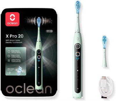 Зубная щетка электрическая OCLEAN Электрическая зубная щетка X Pro 20 (Зелёный) (N1804)