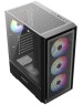Powercase Mistral AY4B ARGB, Tempered Glass, 4x 120mm ARGB Fans, чёрный, ATX (CMAYB-A4)