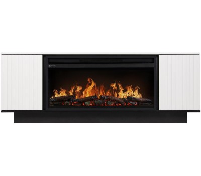 Камин электрический ELECTROLUX Каминокомплект: Очаг EFP/P-3620LS, портал Como 36 белый, черный, р/в