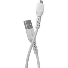 Кабель MORE CHOICE (4627151193076) K16m USB (m)-microUSB (m) 1.0м - белый