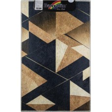 Коврик САНАКС 00843 Коврик дизайнерский, золотые треуголки, одинарный, 550 х 900 мм