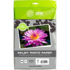 CACTUS Фото CS-GA413050ED A4/130г/м2/50л./белый глянцевое для струйной печати