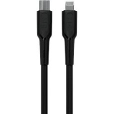 Кабель MORE CHOICE (4620202553249) K63ia 2м USB 3.0A PD 27W для Lightning ng 8-pin Type-C - 2м , черный