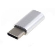 Переходник АТОМ (31049) USB Type-C 3.1-USB B micro, серебряный