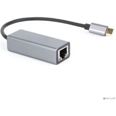 VCOM DU320M Кабель-переходник USB 3.1 Type-C -->RJ-45 1000Mbps Ethernet, Aluminum Shell, 0.15м VCOM <DU320M>[4895182256361]