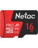Карта памяти NETAC Карта памяти microSDHC UHS-I U1 P500 Eco 16 ГБ, 90 МБ/с, Class 10, NT02P500ECO-016G-R, 1 шт., с адаптером