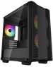Корпус для ПК DEEPCOOL Корпус mATX CC360 ARGB, Micro-Tower, без БП, черный [r-cc360-bkapm3-g-1]