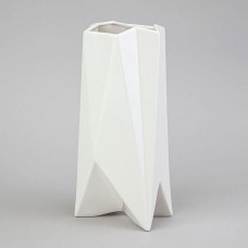 Ваза LEFARD ВАЗА 10.5*8*24СМ ЦВЕТ: БЕЛЫЙ 374-137