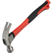 Молоток MATRIX Молоток-гвоздодер optimal, 450 г, фибергласовая обрезиненная рукоятка 10456