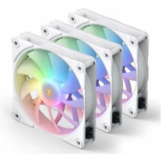 JONSBO Вентилятор ZF-120 3шт, 120мм, 4-pin, 1500об/мин, 23.8 - 28.9 дБ, белый, Ret [zf-120(3 in 1) white]