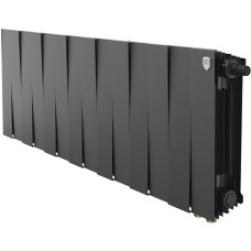 Радиатор ROYAL THERMO Радиатор биметаллический PianoForte 300 Чёрный VR80 - 14 секц