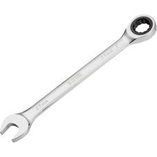 DENZEL Ключ комбинированный, с трещеткой, 27 мм 7714814