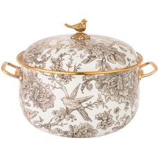 Кастрюля LEFARD КАСТРЮЛЯ ЭМАЛИРОВАННАЯ С КРЫШКОЙ 3,8Л, ДИА.20СМ ПОДХОДИТ ДЛЯ ИНДУКЦИОН.ПЛ 950-719