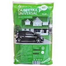 Салфетка для автомобиля GRASS IT-0307 Салфетка микрофибра универс 35*40 (10шт) УПАК