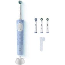 ORAL-B Электрическая зубная щетка Vitality Pro 80870247, насадки для щётки: 3 шт, цвет: голубой