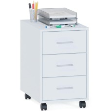 СОКОЛ Тумба КТ-350, на колесах, белый [00-00016336]