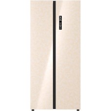 LEX Холодильник двухкамерный LSB525BGID Total No Frost, Side by Side, инверторный бежевый мрамор