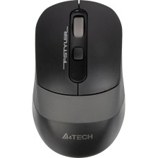 A4TECH Мышь Fstyler FG10S черный/серый оптическая 2000dpi silent беспров. USB для ноутбука 4but (FG10S GREY)