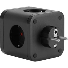 BURO Сетевой разветвитель BU-PW3UC-B (3 розетки) черный (коробка)