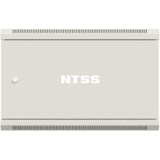 NTSS Шкаф коммутационный Премиум ( -W6U6060FD) настенный 6U 570x600мм пер.дв.металл 60кг серый 500мм 18.8кг 220град. 370мм IP20 сталь