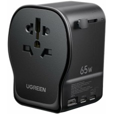UGREEN Адаптер универсальный для путешествий S550 (55001) 65W Universal Travel Adapter. Цвет: черный