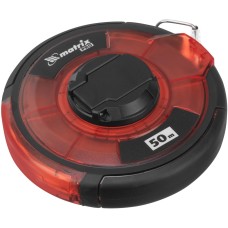 MATRIX Рулетка геодезическая 50 м х 12,5 мм, закрытый корпус, стальная лента, односторонняя шкала, Pro 31282