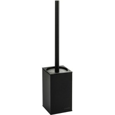 САНАКС - Ёрш для унитаза квадратный, напольный, АНТИВАНДАЛЬНЫЙ, из нержавеющей стали марки SUS 304, цвет ЧЕРНЫЙ. 80181