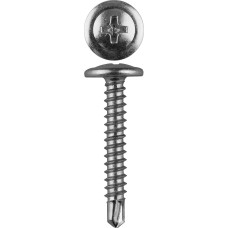 ЗУБР ПШМ-С, 51 х 4.2 мм, цинк, 3000 шт (10,55 кг.), саморез с пресс-шайбой и сверлом (4-300210-42-051)