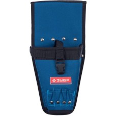 ЗУБР кобура для шуруповерта с отделениями для бит и сверл (38630)