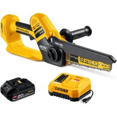 STEHER 20 В, 200 мм шина, 1 АКБ LMS (2 Ач), мини-пила цепная аккумуляторная (MCS-2020-21)