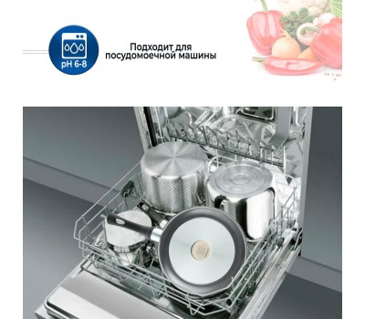 Сковорода НЕВА МЕТАЛЛ ПОСУДА 9026 д.26 съем. руч.