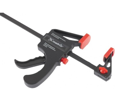 Струбцины MATRIX Струбцина универсальная, быстрозажимная, F-образная, 200 х 315 х 45 мм, пластиковый корпус 20562