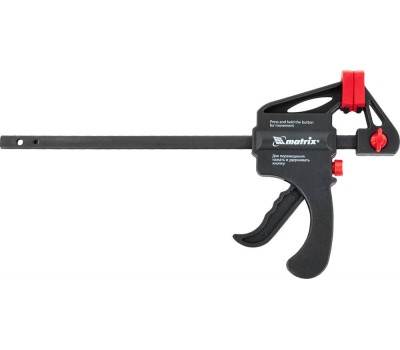 Струбцины MATRIX Струбцина универсальная, быстрозажимная, F-образная, 200 х 315 х 45 мм, пластиковый корпус 20562